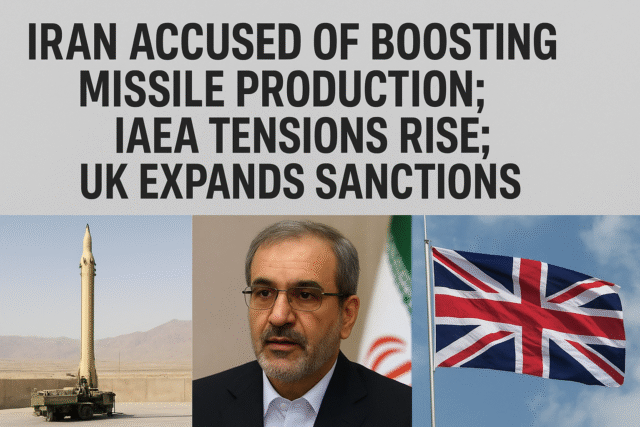 Iran Accused of Boosting Missile Production ایران برنامه موشکی و تحریمها